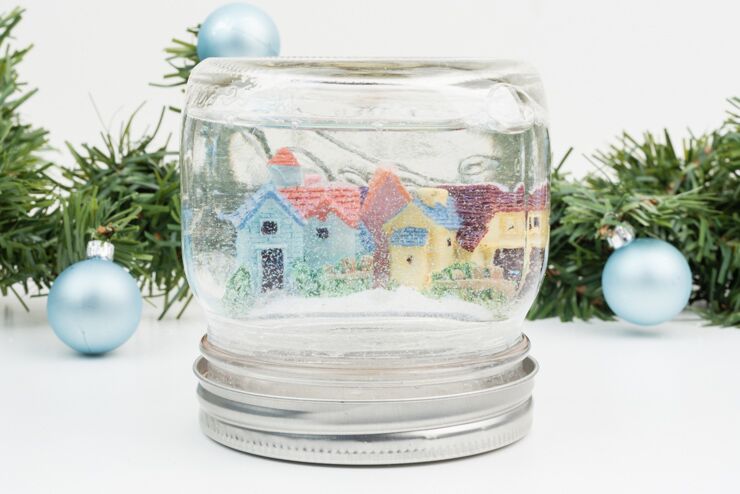 brunswick golden isles, Mason Jar Snow Globes